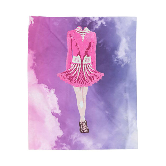Dancing Dreams Plush BlanketBlanketsAll Over Print,AOP,Ballet Gift Ideas,Bed,Bedding,Blankets,Christmas Gift,Custom Dance Blanket,Dance Birthday Gift,Dance Gift For Teens,Dance Sister Gifts,Gift For Dancer,Gift for Irish Dancer,Gift for Sister,Home & Livi