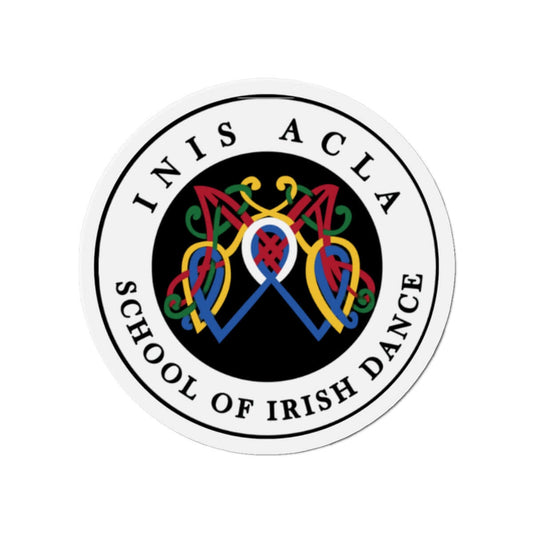 Irish Dance Magnet, Inis Acla Magnet, spirit wear for Irish dancers with school logo, Irish Dance Merch