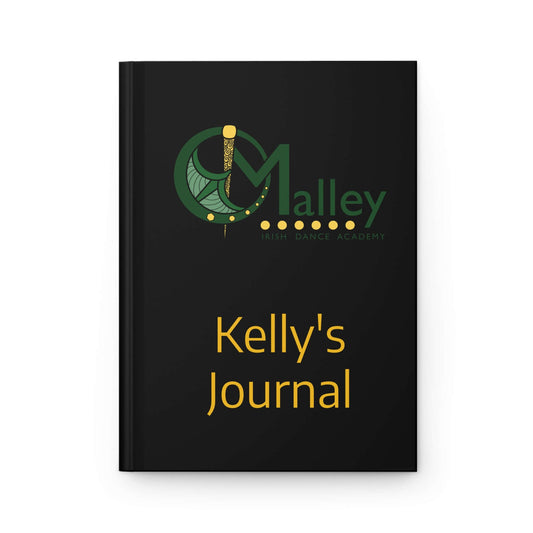 Irish dance school gear O'Malley Hardcover Journal Matte Irish dance apparel Custom Irish dance school jackets Irish dance team bags Irish dance hoodies Dance school merchandise Irish dance supporter gear Personalized Irish dance school clothing Irish dan