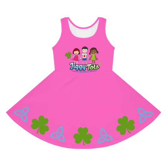 Jiggy Tots Dress, Irish Dance Apparel Irish Dance School Uniforms Custom Irish Dance Costumes Irish Dancewear Online Irish Dance Practice Wear Irish Dance Team Apparel Comfortable Irish Dance Clothing Kids Irish Dancewear