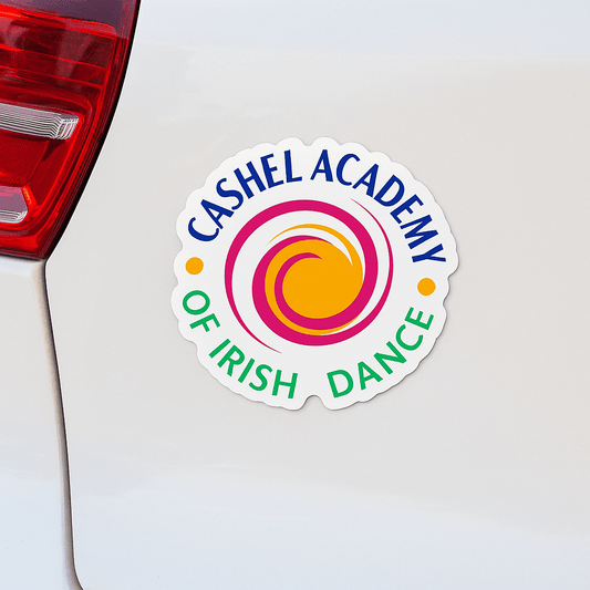 Cashel Academy of Irish Dance Magnet, Irish Dance School Logo Merch, Spirit Wear, Irish Dance Gifts