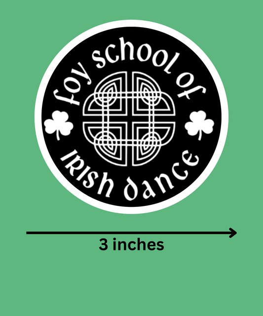 FOY Waterbottle Sticker Irish dance school gear Irish dance apparel Custom Irish dance school jackets Irish dance team bags Irish dance hoodies Dance school merchandise Irish dance supporter gear Personalized Irish dance school clothing Irish dance warm-u
