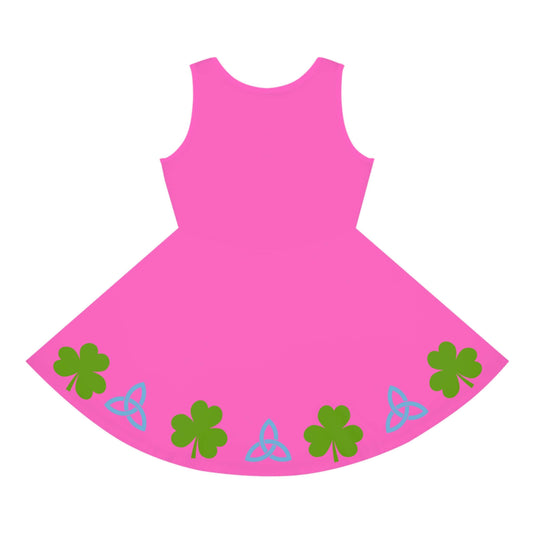 Jiggy Tots Dress, Pink Dress, Irish Dance Apparel Irish Dance School Uniforms Custom Irish Dance Costumes Irish Dancewear Online Irish Dance Practice Wear Irish Dance Team Apparel Comfortable Irish Dance Clothing Kids Irish Dancewear