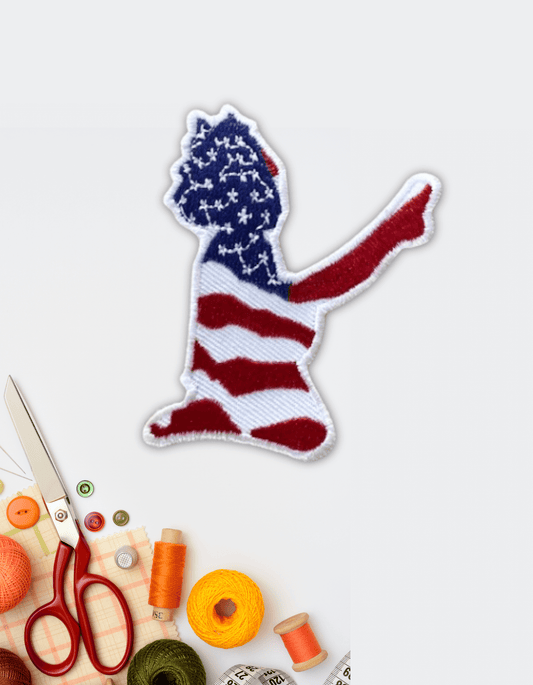 Irish Dance Patch, Irish Dance Accessory, Embroidered Patch, Nationals Patch, NAIDC, NANs, Washington DC, Girl Dancer, Embroidered Patch