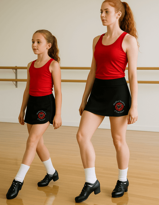 Blackbird Academy of Irish Dance, Blackbird Skort, Irish Dance Skort, Irish Dance Uniform, Spirit Wear, School Gear