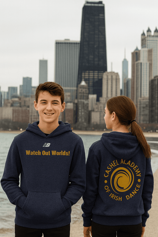 Irish Dance Worlds Hoodie, Irish Dance Worlds Competition, World Qualifier, Irish Dance Hoodie, Affordable Irish Dance Gear, Irish Dance Spirit Wear