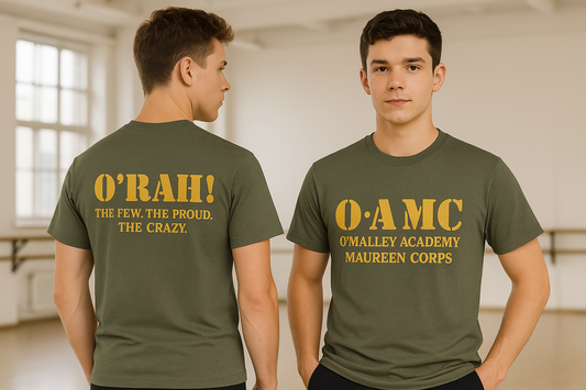 O'Malley Gear, O'Malley Shirt, Irish Dance School Gear, Irish Dance School Shirt, Irish Dance Apparel, Irish dance logo clothing