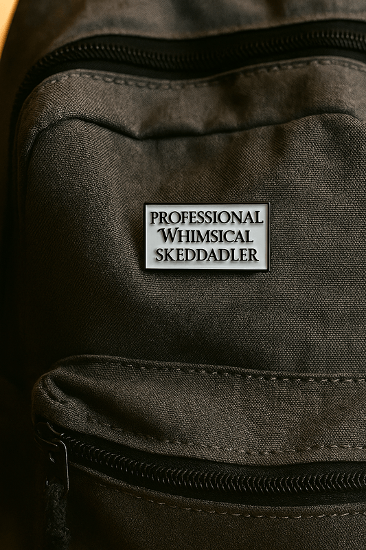 Professional Whimsical Skeddadler Pin, Irish Dance Pin, Gift for Irish Dancer, Boy, Man, Funny Gift, Funny Irish Dance Gift