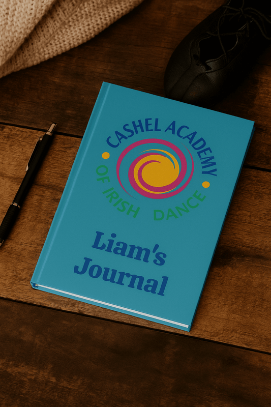 Cashel Academy of Irish Dance Journal, Irish Dance School Logo Merch, Spirit Wear, Dance Gifts