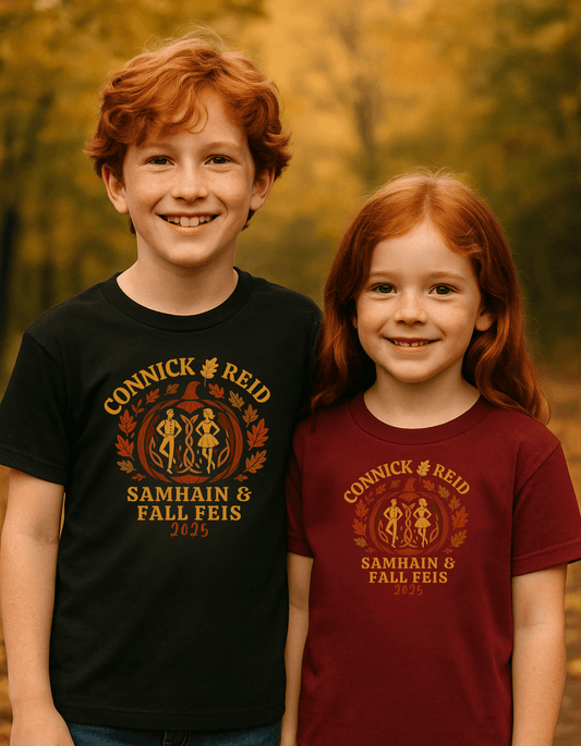 Fall Feis Shirt, Samhain Feis T-Shirt, Irish Dance Apparel, Connick & Reid Feis Shirt