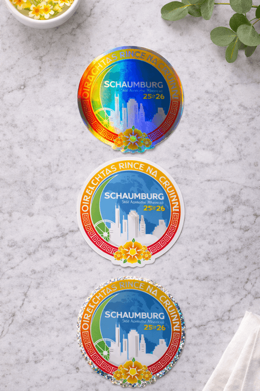 2026 CLRG Irish Dance Worlds – 3" Waterproof Sticker