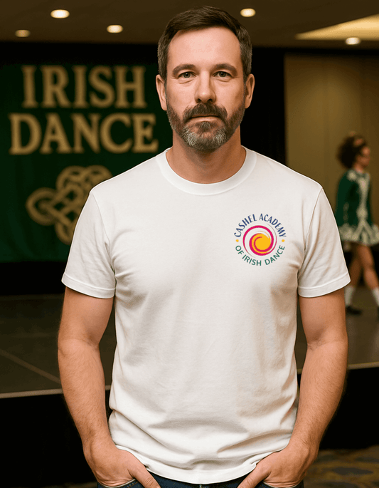 Cashel School of Irish Dance, Irish Dance School Gear, Irish Dance Apparel, Irish Dance School Gear, Custom logo, Dads of Cashel