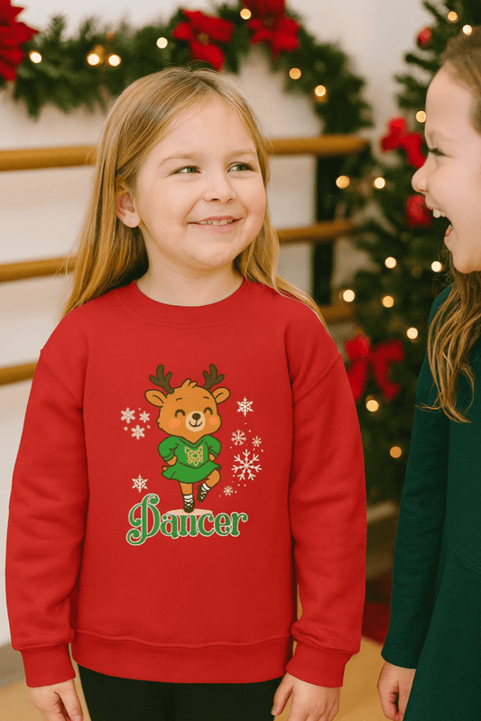 Dancing Reindeer, Irish Dance Christmas Sweatshirt, Irish Dance Sweatshirt, Dancing Reindear, Irish Dance Present