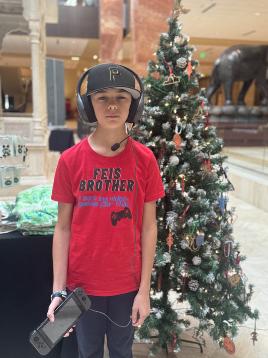 FEIS Brother, I left my video games for this T-ShirtKids clothesBig Brother T Shirt,Brother,Brother Shirt,Brother T-Shirt,Cotton,Crew neck,DTG,Fei Brother,Feis,FEIS Brother,Feis Brother Shirt,Feis Brother T-Shirt,Feis Family Gift,Feis Family Shirt,Funny I