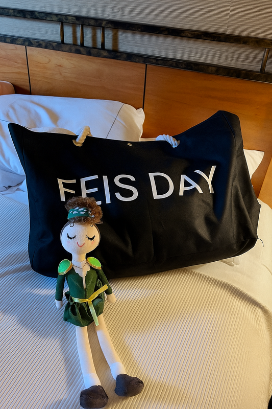 Feis Day Tote Bag Feis Day Bag, feis bag, Irish Dance Bag, Irish Dance Tote Bag, carryall