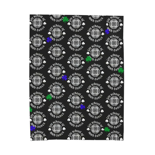 Irish Dance Blanket, Feis Blanket, Foy Blanket, Affordable Irish Dance Gear, Irish Dance School Logo, Gift for Irish Dancer