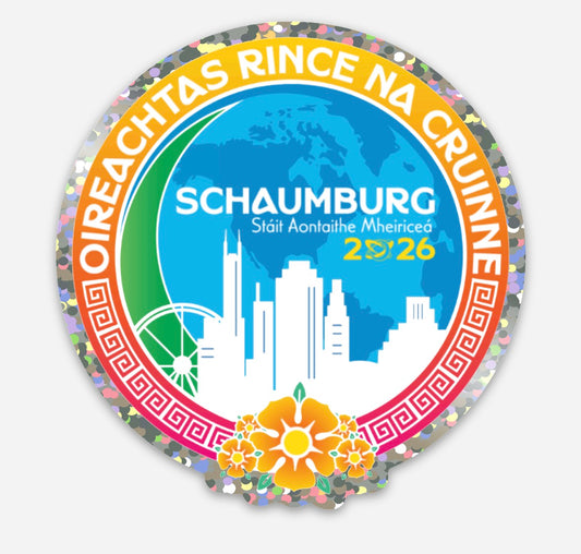 2026 CLRG Irish Dance Worlds – 3" Waterproof Sticker