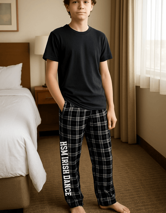 HSM Flannel Pants, Irish Dance Pants, Irish Dance School Gear, Irish Dance Pants, Irish Dance Gifts, Gift for Irish Dancer