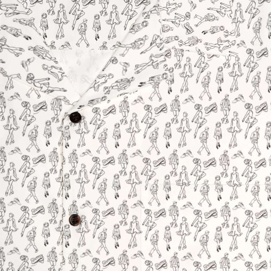 Hawaiian shirt, Irish Dance Apparel, Hawaiian Irish Dance Shirt, Button down shirt, Golf Shirt, Irish Dance Dad Shirt, Gift for Irish Dance Teacher, Teacher Gift