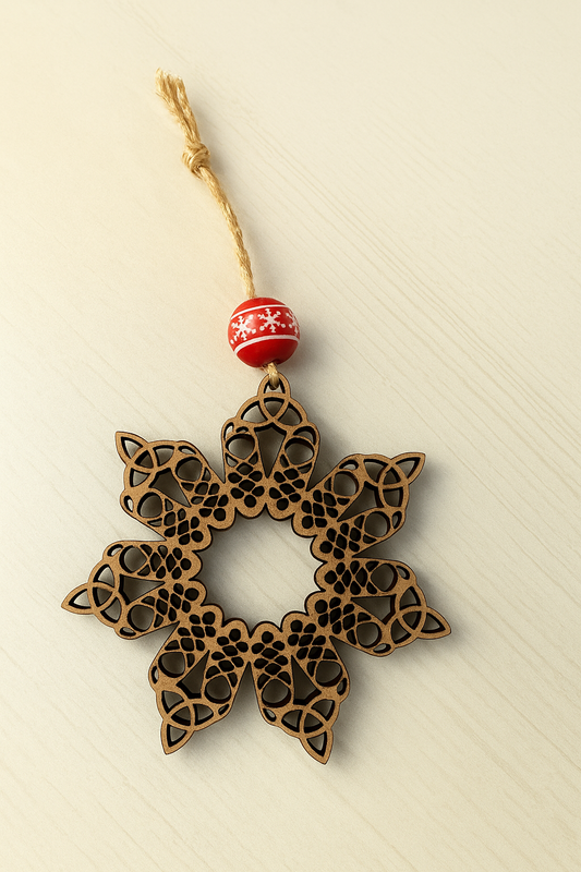 Irish Dance Ornament: Ghillie Snowflake