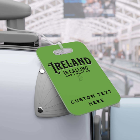 Ireland is Calling Luggage TagsAccessoriesAccessories,Assembled in the USA,Assembled in USA,Bag Tags,Bridesmade Gift,Bridesmaid Gift,Custom Bag Tags,Custom Luggage Tag,Custom Luggage Tags,Custom Travel Tags,Destination Ireland,Destination Wedding,Destinat