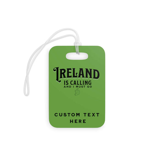 Ireland is Calling Luggage TagsAccessoriesAccessories,Assembled in the USA,Assembled in USA,Bag Tags,Bridesmade Gift,Bridesmaid Gift,Custom Bag Tags,Custom Luggage Tag,Custom Luggage Tags,Custom Travel Tags,Destination Ireland,Destination Wedding,Destinat