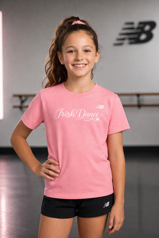 Irish Dance Apparel, Irish Dance T-Shirt, New Balance Kids, Irish Dance Girls, Irish Dance Practice Gear