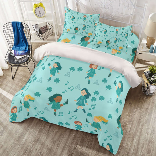 Irish Dance Bedding, Irish Dance Duvet, Irish Dance Sheets, Irish Dance Bedroom, Christmas Gift for Irish Dancer, Irish Dance Presents