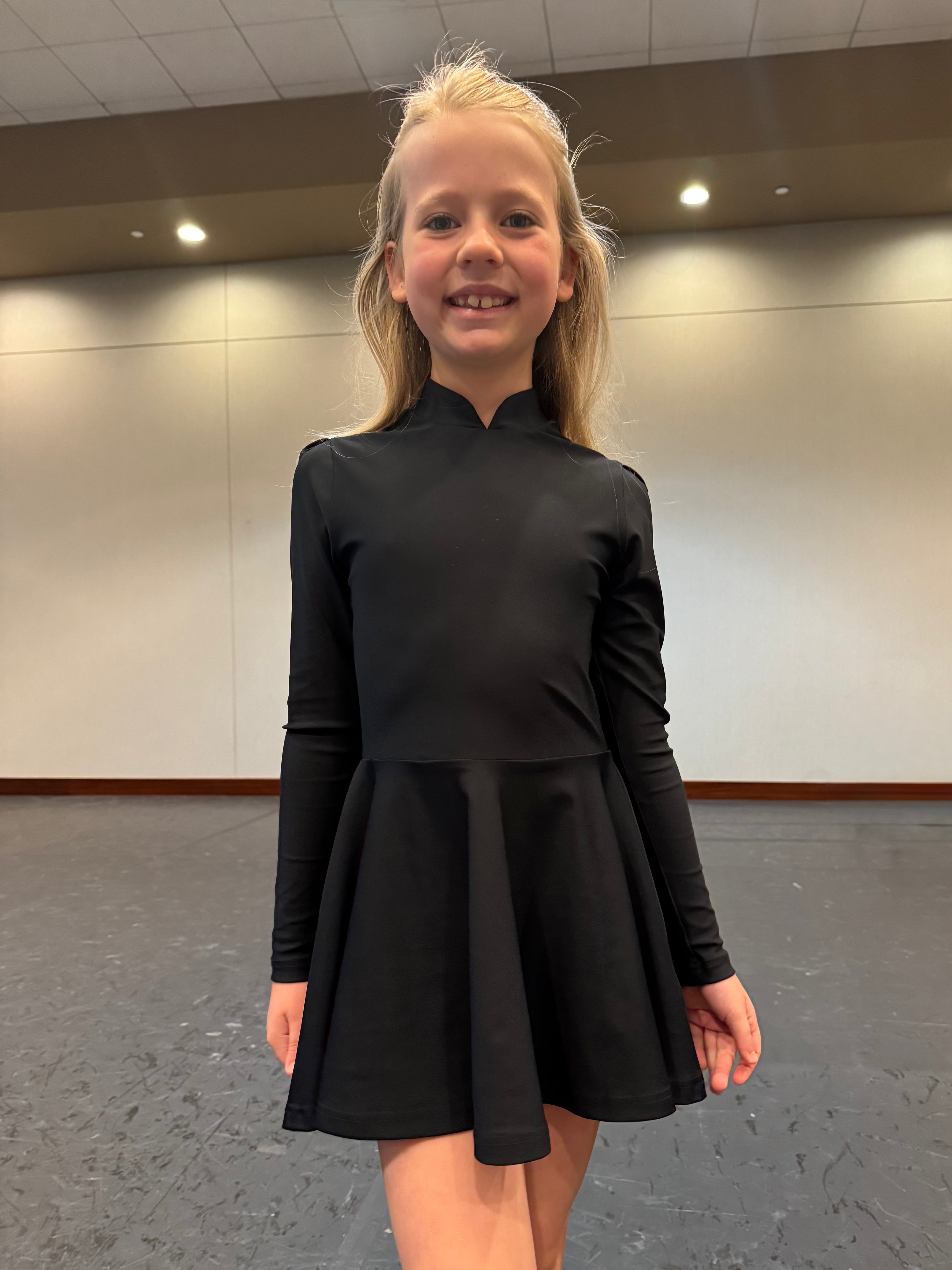 The Little Blackout Dress (LBD) – Irish Dance Elegance Age 7/8