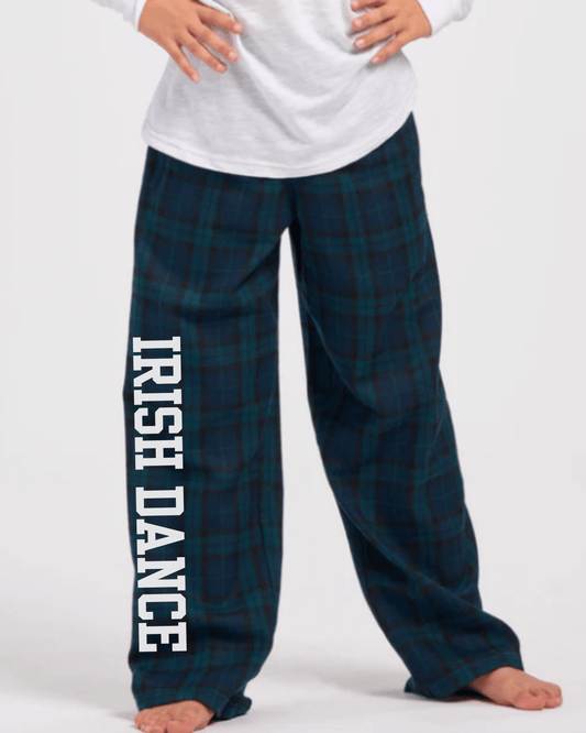 Irish Dance Apparel, Flannel Pants, Irish Dance Practice Gear, Gifts for Irish Dancers, Irish Dance Gifts, Irish Step Dance Gifts, Team Gifts