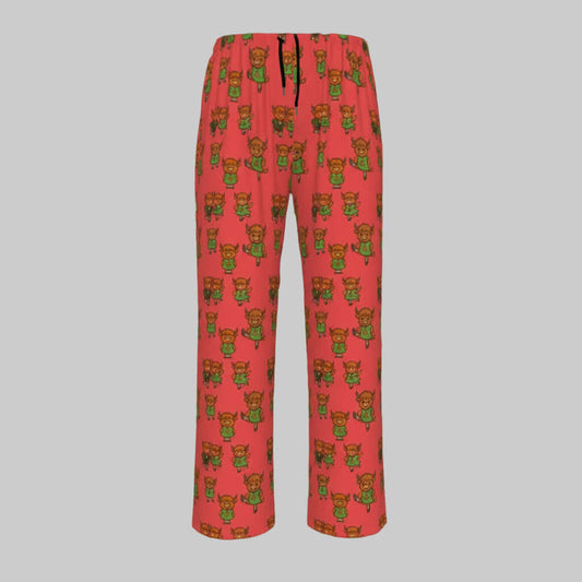 Irish Dance Pajamas, Highland Cow Pajamas, Irish Dance PJs, Gift for Irish Dancer