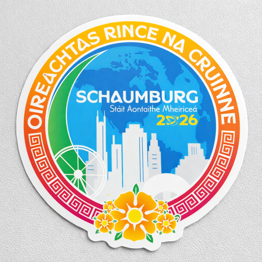 Irish Dance Worlds Sticker, ORNC 2026, Schaumburg Sticker, Send Off Gift