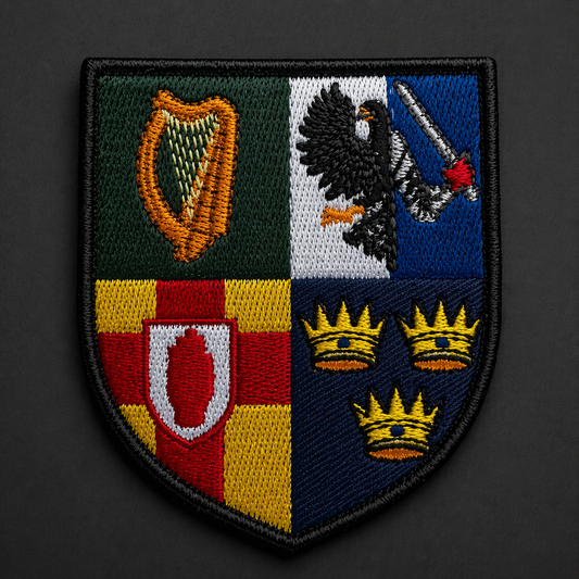 Irish Four Provinces Patch, Ireland Patch, Irish Shield Patch