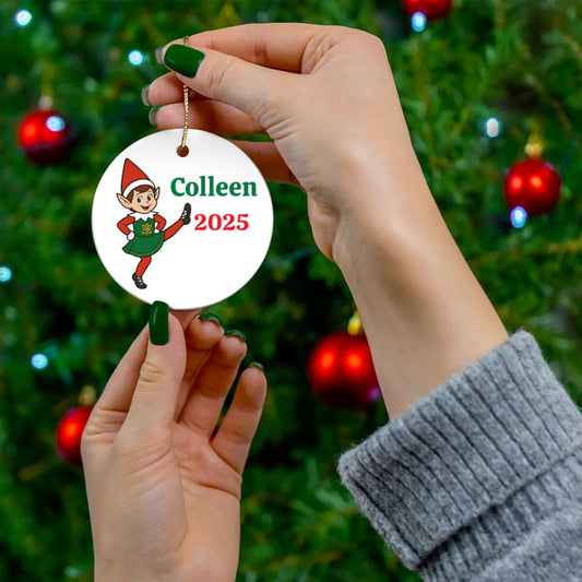 Irish dance Christmas ornament, Personalized Irish dancer ornament, Irish dance tree decoration, Irish dancer Christmas gift,
Irish dance keepsake ornament, Celtic dance Christmas bauble