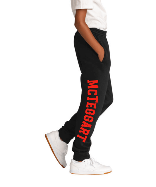 McTeggart Joggers, Irish Dance Pants, McTeggart School of Irish Dance, Irish Dance Gifts, Irish Dance School Gear, Irish Dance Spirit Wear, irish Dance Uniform
