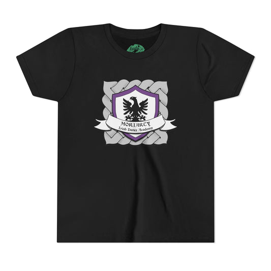 Moriarty Youth Shirt, affordable Irish Dance School Merch, Irish Dance Logo Gear, Irish Dance School Gear, Irish Dance Apparel