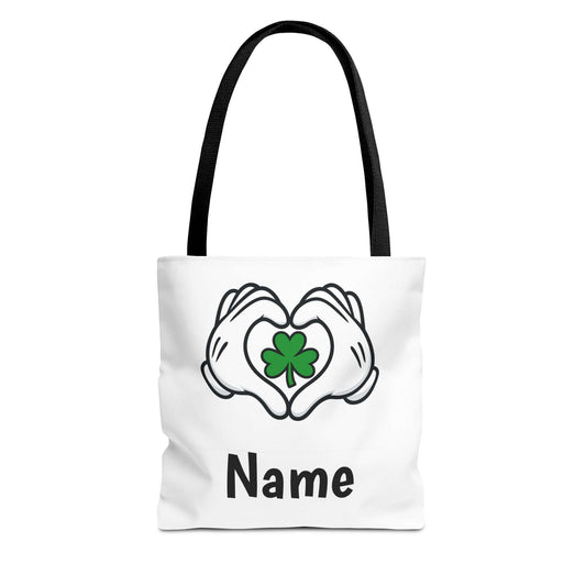 Personalized Tote Bag, St. Patricks day tote, St Patricks Day Bag, Irish Bag, Disney St Patricks Day, Mickey Mouse St Patricks Day Bag, Funny Irish Bag,
