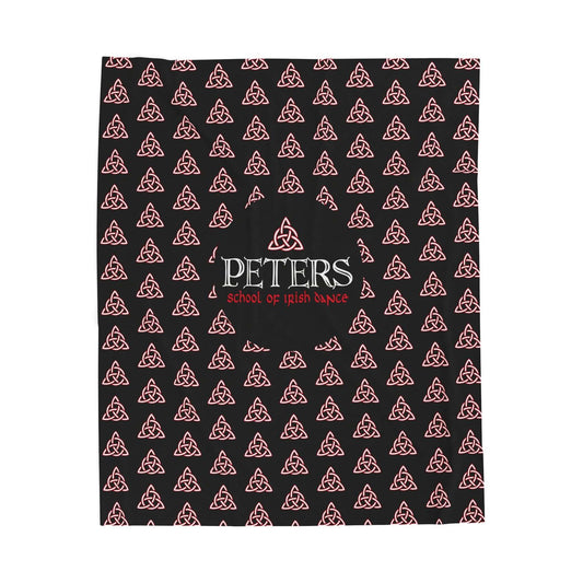 Peters School of Irish Dance Blanket, School Blanket, Custom Blanket with Logo