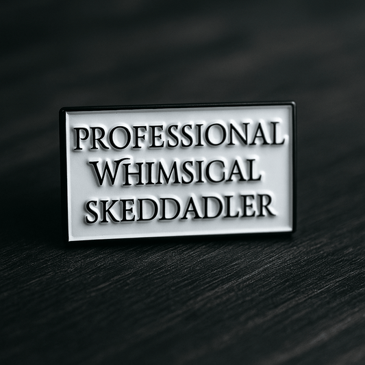 Professional Whimsical Skeddadler Pin, Irish Dance Pin, Gift for Irish Dancer, Boy, Man, Funny Gift, Funny Irish Dance