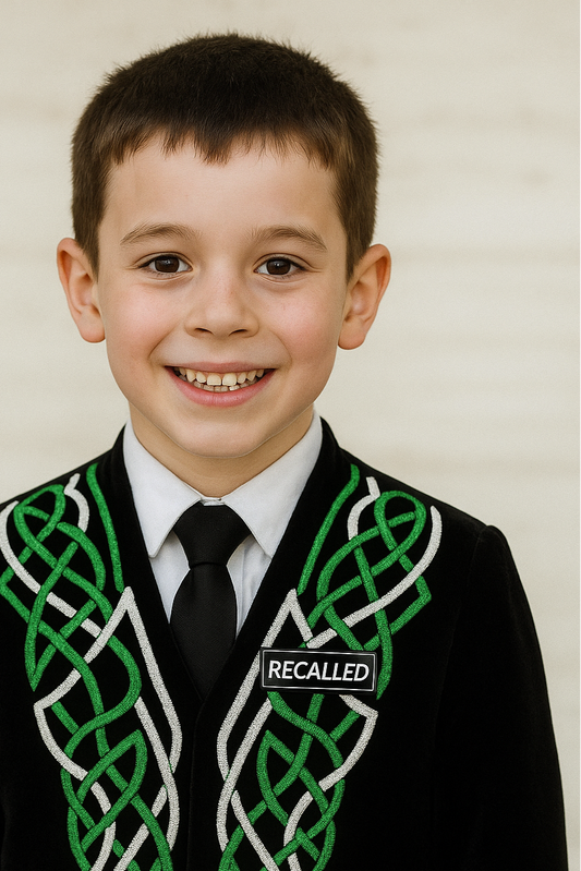 Recalled Pin, Recall, Pin, Irish Dance Gift, Irish Dance Performance