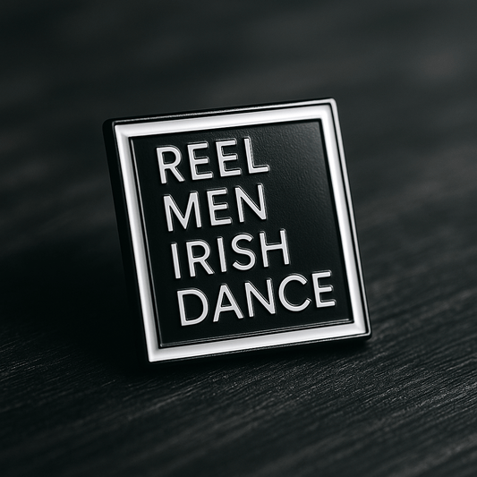Reel Men Irish Dance, Enamel Pin, Gift for Male Dancer, Boy Dancer Gift, Gift for Irish Dancer, Irish Dance Gifts