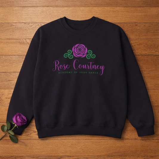 Rose Courtney Academy of Irish Dance, Irish Dance Crewneck, Irish Dance School Apparell