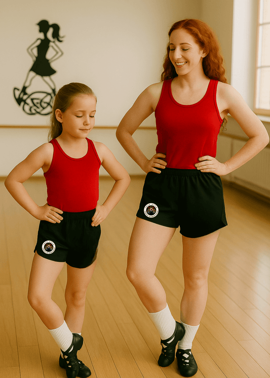 Irish Dance Spirit Wear, Inis Acla, Irish Dance Team Gear, Irish Dance Uniform, Girls Shorts, Practice Gear