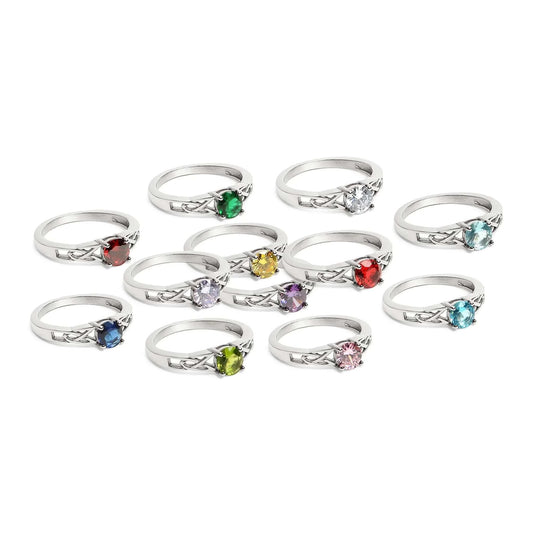 Celtic Birthstone RingRingAnniversary Gift,Anniversary Gifts,Anniversary RIng,Birthday,birthday gift,Birthday Gift for her,Birthday Gift for Irish Dancer,Birthday Gifts,birthday present,birthstone ring,celtic,celtic apparel,Celtic Christmas Gift,celtic cl