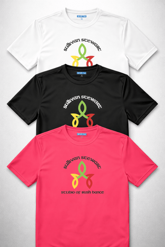 custom Irish dance school apparel, Irish dance school shirt, Irish dance team apparel, matching Irish dance shirts, Irish dance competition shirt, feis shirt, Irish dance recital shirt