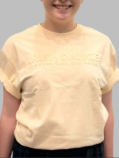 irish Dance Apparel, Irish Dance Shirt, Embossed Shirt, Irish Dance Gifts, Gift for Irish Dancer, Irish Dance Presents, Gift for Irish Dancer, Embossed Tee