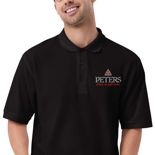 Peters School of Irish Dance, Irish Dance Uniform, Irish Dance School gear, Irish Dance Apparel, Irish Dance with Logo, Irish Dance Practice Gear, Polo Shirt