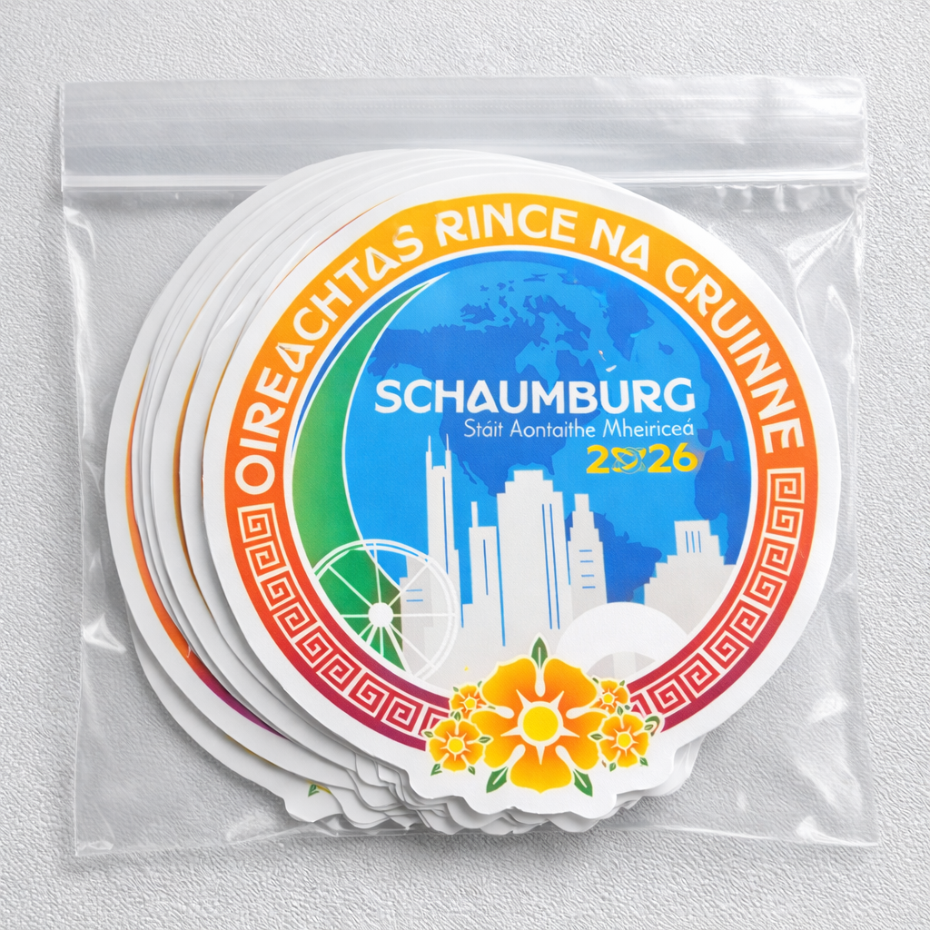 Sticker pack, Irish Dance Worlds Sticker, ORNC 2026, Schaumburg Sticker, Send Off Gift