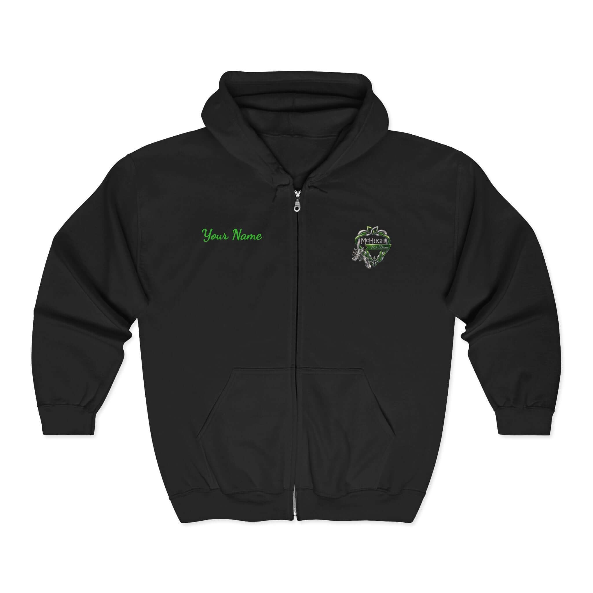 McHugh Adult Personalized Full Zip Hoodie