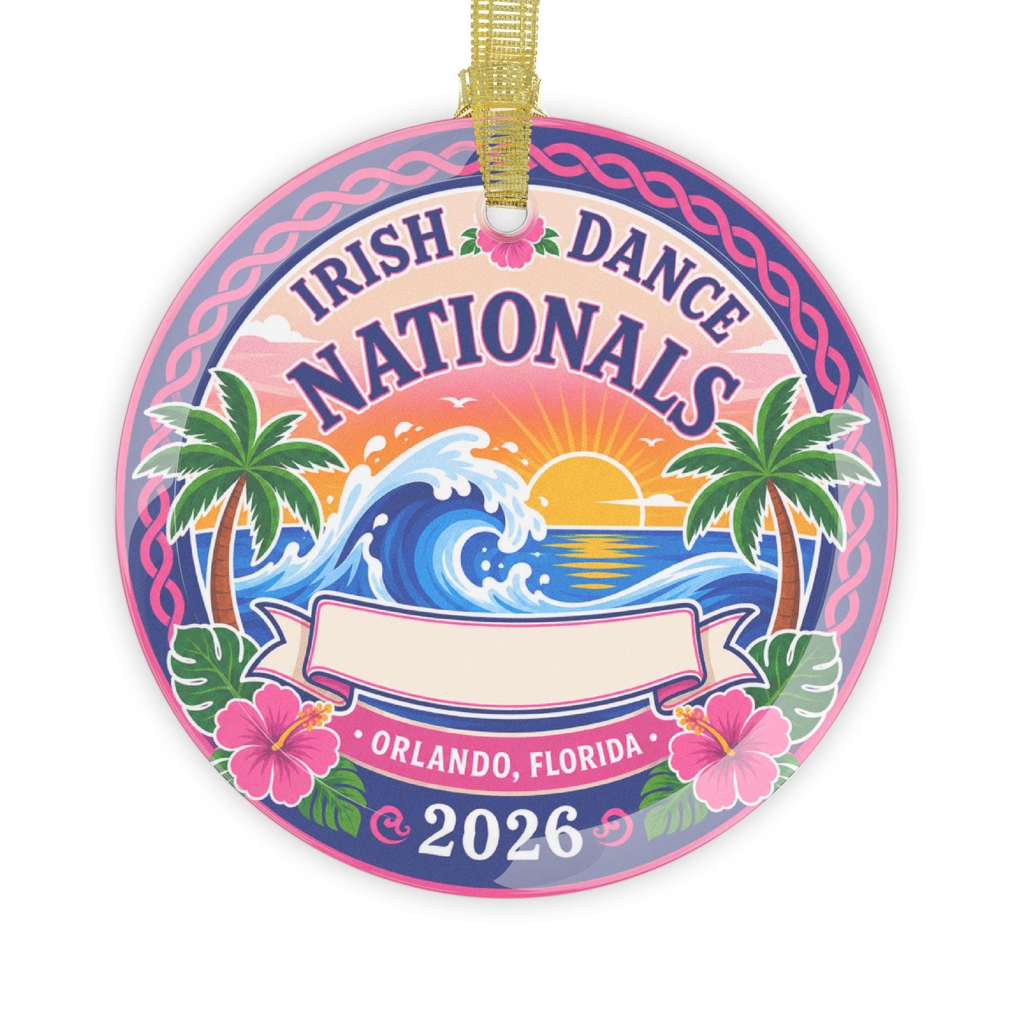 2026 Orlando Nationals Glass Ornaments